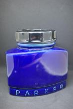 Vintage PARKER Quink Ceramic Pen Pot 1986