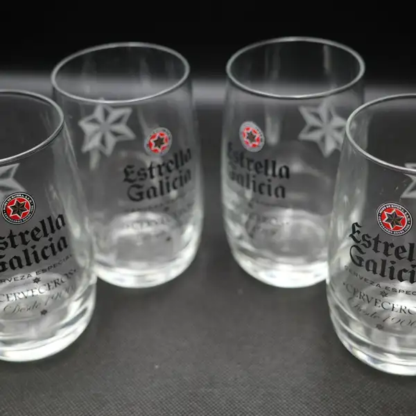 Estrella Galecia Lager Beer Glasses 